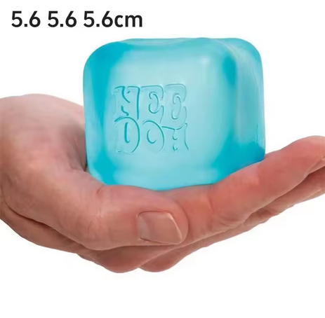 Schylling Needoh Nice Cube Sensory Fidget Cube Stress Relief Squishy Cube Anti-Anxiety Squeeze Object For Focus ADHD Population